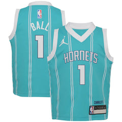 LaMelo Ball Charlotte Hornets Jordan Brand Preschool Swingman Player Jersey - Icon Edition - Teal outlet