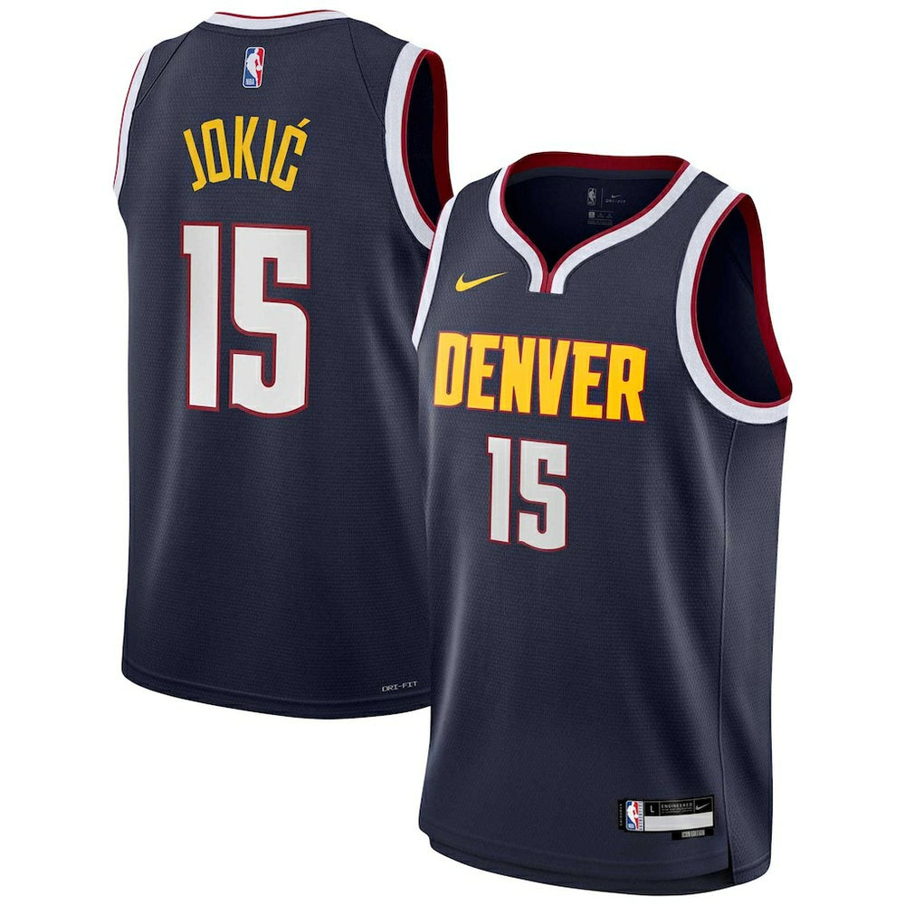 Nikola Jokic Denver Nuggets Youth Swingman Jersey sale - Icon Editi- Navy