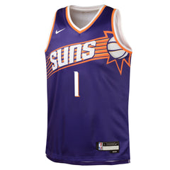 Devin Booker Phoenix Suns Youth Swingman Jersey - Icon Edition - Purple