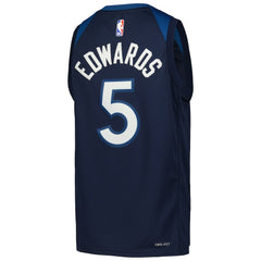 Anthony Edwards Minnesota Timberwolves Youth Swingman Jersey - Icon Edition - Navy