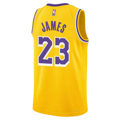 LeBron James Los Angeles Lakers Youth Swingman Jersey - Icon Edition - Gold