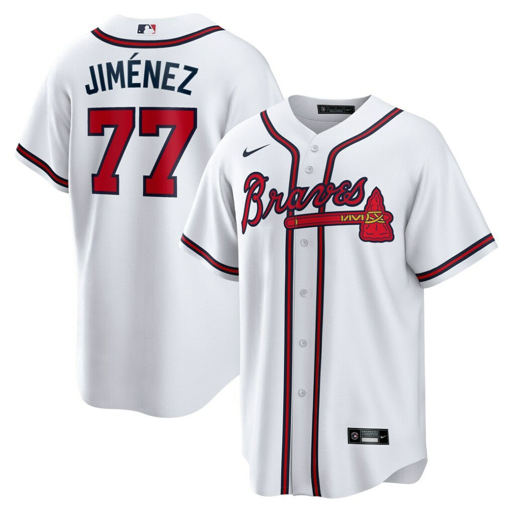 Joe Jiménez Atlanta Braves Home Replica Player Jersey White | Nike