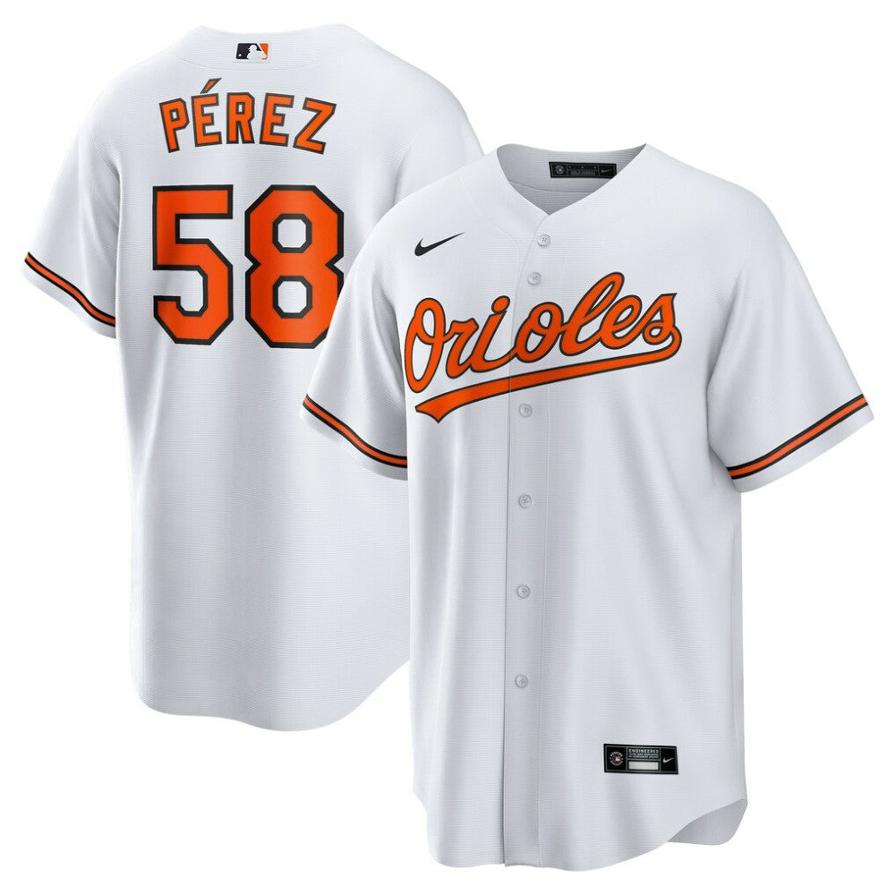 Cionel P¨¦rez Baltimore Orioles Home Replica Player Jersey - White