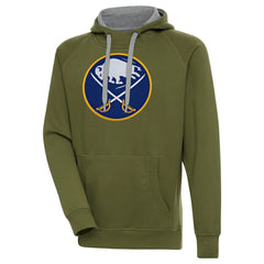 Buffalo Sabres Antigua Victory Pullover Hoodie Olive