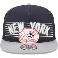 New York Yankees Speed Golfer Trucker Snapback Hat Navy | New Era