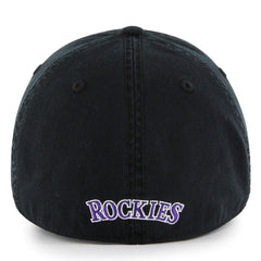 Colorado Rockies Cooperstown Collection Franchise Fitted Hat Black | 47 brand