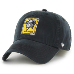 Pittsburgh Pirates Cooperstown Collection Franchise Fitted Hat Black | 47 brand