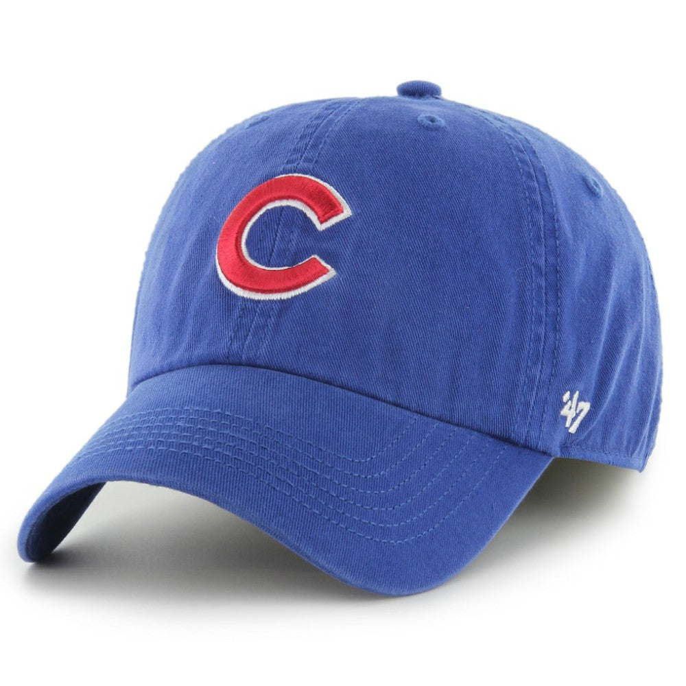 Chicago Cubs Franchise Logo Fitted Hat Royal | 47 brand