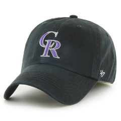 Colorado Rockies Franchise Logo Fitted Hat Black | 47 brand