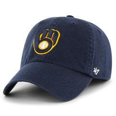 Milwaukee Brewers Franchise Logo Fitted Hat Navy | 47 brand