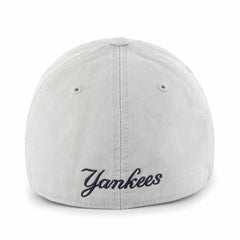 New York Yankees Franchise Logo Fitted Hat Gray | 47 brand