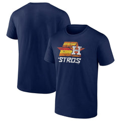 Houston Astros Hometown Throwback Stros T-Shirt Navy