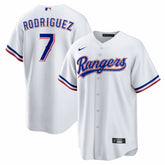 Ivan Rodriguez Texas Rangers Home Retired Player Replica Jersey - White