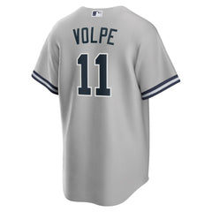 Anthony Volpe New York Yankees Road Replica Jersey - Gray