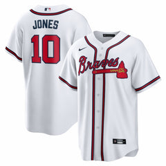 Chipper Jones Atlanta Braves Home Retired Player Replica Jersey White | Nike