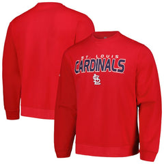 St. Louis Cardinals Stitches Pullover Sweatshirt Red