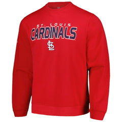 St. Louis Cardinals Stitches Pullover Sweatshirt Red