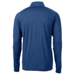 Chicago Cubs Cutter & Buck Adapt Eco Knit Stretch Recycled Quarter-Zip Pullover Top Royal
