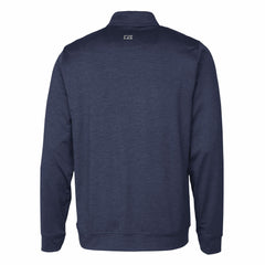 Kansas City Royals Cutter & Buck Stealth Heathered Quarter-Zip Pullover Top Navy