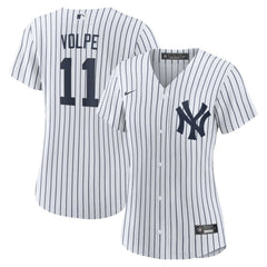 Anthony Volpe New York Yankees Women's Home Replica Player Jersey - White