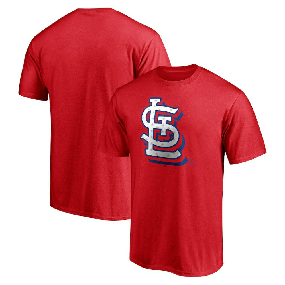 St. Louis Cardinals Red, White & Team T-Shirt Red