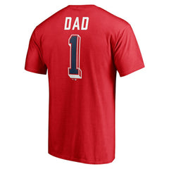 Boston Red Sox Number One Dad T-Shirt Red