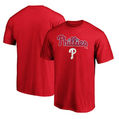 Philadelphia Phillies Team Lockup T-Shirt Red