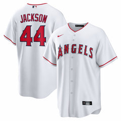 Reggie Jackson Los Angeles Angels Home Retired Player Replica Jersey - White