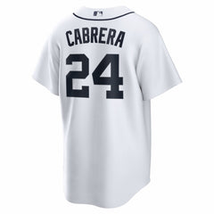 Miguel Cabrera Detroit Tigers Home Retired Player Replica Jersey - White