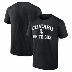 Chicago White Sox Logo Athletic Heart and Soul T-Shirt Black