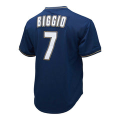Craig Biggio Houston Astros 1991 Cooperstown Collection Mesh Pullover Jersey - Navy