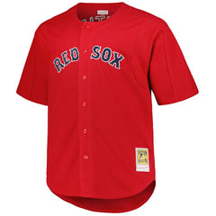 David Ortiz Boston Red Sox Big & Tall Cooperstown Mesh Batting Practice Jersey - Red