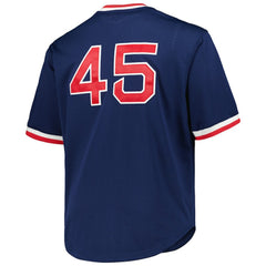 Pedro Martinez Boston Red Sox 1999 Cooperstown Collection Mesh Pullover Jersey - Navy