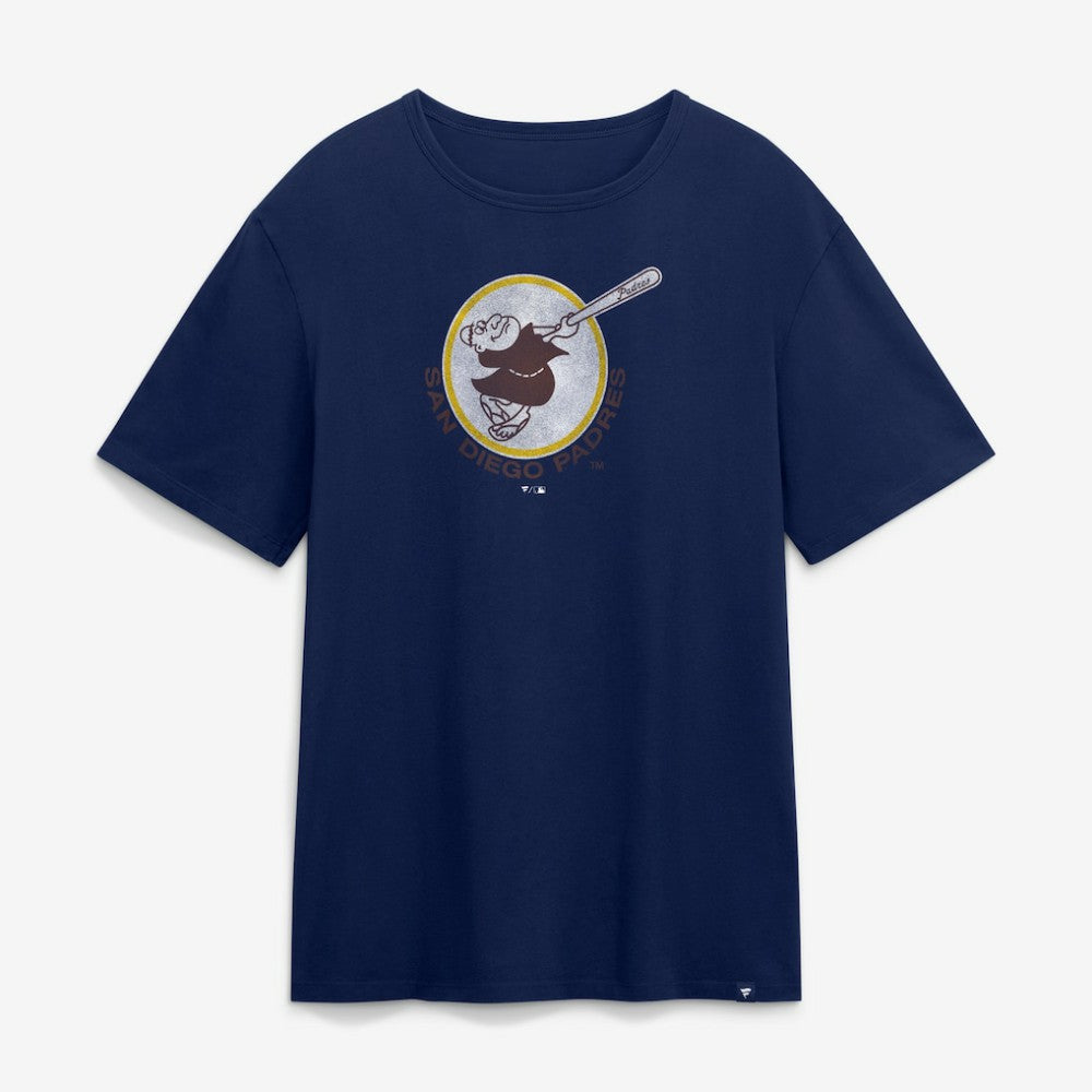 San Diego Padres Vintage Logo Legacy T-Shirt Navy