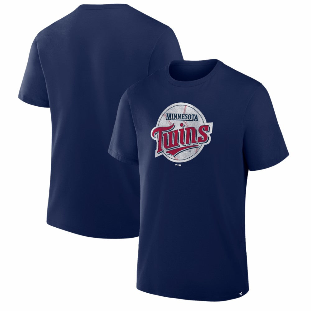 Minnesota Twins Vintage Logo Legacy T-Shirt Navy