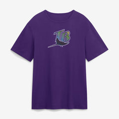 Tampa Bay Rays Alternate Logo Legacy T-Shirt Purple