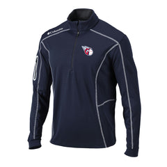 Cleveland Guardians Omni-Wick Shotgun Quarter-Zip Pullover Top Navy | Columbia