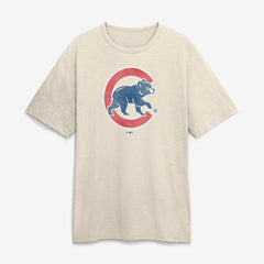 Chicago Cubs Stadium Slub T-Shirt Tan