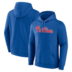 Philadelphia Phillies Official Wordmark Pullover Hoodie Royal