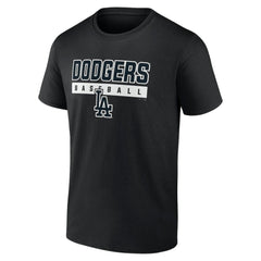 Los Angeles Dodgers In The Mitt T-Shirt Black