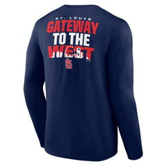 St. Louis Cardinals Hometown Collection Gateway Long Sleeve T-Shirt Navy