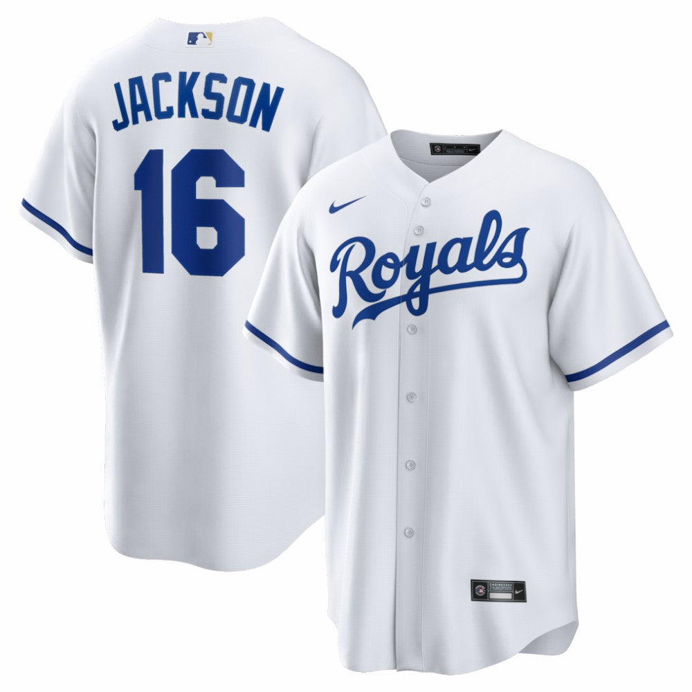Bo Jackson Kansas City Royals Home Retired Player Replica Jersey - White