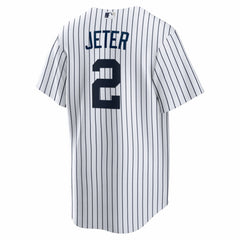 Derek Jeter New York Yankees Home Retired Player Replica Jersey - White