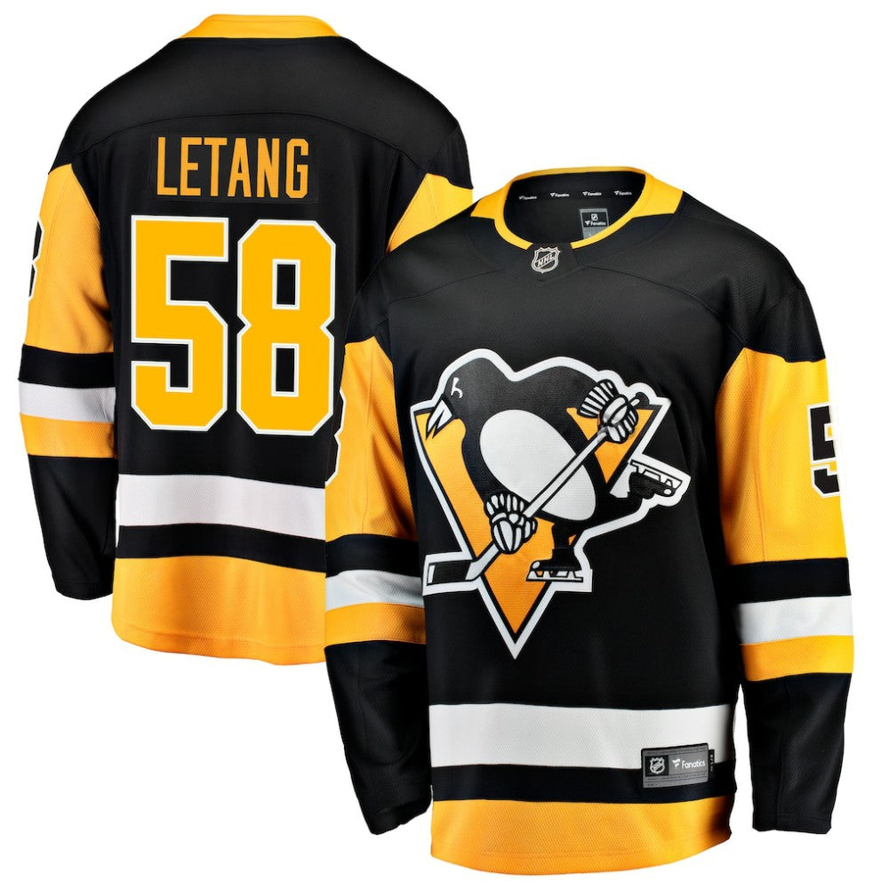 Kris Letang Pittsburgh Penguins Fanatics Home Breakaway Jersey Black