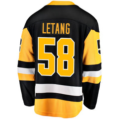 Kris Letang Pittsburgh Penguins Fanatics Home Breakaway Jersey Black
