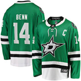 Jamie Benn Dallas Stars Fanatics Captain Patch Home Breakaway Jersey Kelly Green
