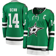 Jamie Benn Dallas Stars Fanatics Women's Captain Patch Home Breakaway Player Jersey Kelly Green