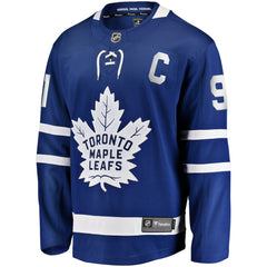John Tavares Toronto Maple Leafs Fanatics Captain Patch Home Breakaway Jersey Blue
