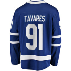 John Tavares Toronto Maple Leafs Fanatics Captain Patch Home Breakaway Jersey Blue