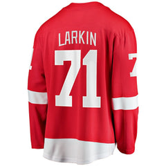 Dylan Larkin Detroit Red Wings Fanatics Branded Captain Home Breakaway Jersey Red